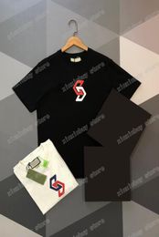 22ss Men Women Designers t shirts tee Chest letter print Man Crew Neck paris Fashion Streetwear black white navy blue XSL6793518