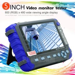 Lens Multifunctional Cctv Tester Monitor Security Camera Tester Iv8c 5" Lcd Screen Tester Monitor 5mp Ahd Tvi 4mp Cvi Cvbs Wifi