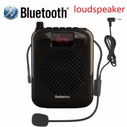 Turntables K500 Small Bee Loudspeaker Portable Fashion Rolton / Le Ting Waist High Power Horn Supermarket Promotion Bluetooth Loudspeaker