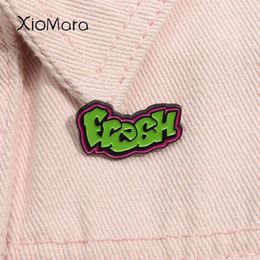 Brooches Creative Graffiti Sign Enamel Pin Funny Fresh Metal Brooch Lapel Backpack Badge Fashion Jewelry Gift For Friends