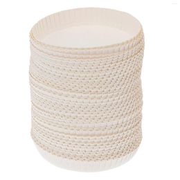 Disposable Cups Straws 100 Pcs Paper Cup Lid Drinking Lids Made Cover Stainless Steel Covers Cap