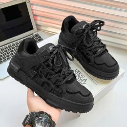 Casual Shoes Wanux Men's Autumn Low Top Sports Student Fashion Bread Flat