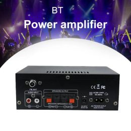 Amplifier Woopker AK45 HiFi Digital Amplifier Max Power 90Wx2 Channel 2.0 Bluetooth Surround Sound AMP Speaker For Home Car A2O8