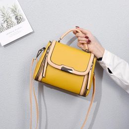 Shoulder Bags Simple Trend Handbag Women 2024 Autumn And Winter Fashion Hit Color Temperament One-shoulder Messenger Bag
