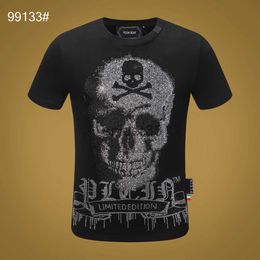Plein Bear t Shirt Mens Designer Tshirts Brand Clothing Rhinestone Skull Men Tshirts Classical High Quality Hip Hop Streetwear Tshirt Casual Top Tees Pb 112 5T52