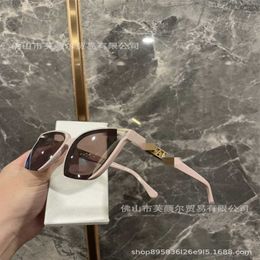 High quality fashionable New luxury designer star online celebrity same hollow Sunglasses fashion square sunglasses women ch0775