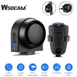 Kits Wsdcam Bike Vibration Alarm Wireless Motorcycle Alarm USB Charge Security Vibration Warning Alarm System Bike Anti Lost Reminder