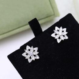 Earrings Pure 925 sterling silver summer fashion brand High quality ladies star earrings Exquisite flower earrings luxury Jewellery gifts
