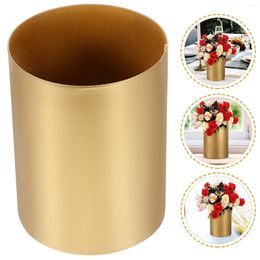 Vases Wrought Iron Vase Household Rustic Style Retro Flower Pot For Centrepieces Bucket Metal Arrangement Home Decor