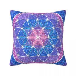 Pillow Starry Flower Of Life Throw Luxury Decor Sofa Cover