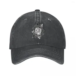 Ball Caps Necronomicon Gate - Sigil Of The Gateway Cowboy Hat Christmas Hats In Ladies Men'S