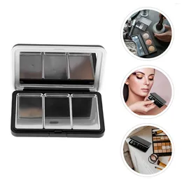 Storage Bottles Blush Box Eyeshadow Container Travel Makeup Plate Case Fillable Palette Refillable Blusher Lipstick Pack