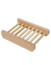 Whole Natural Bamboo Home Use Wooden Storage Holder Soap Dishes Wooden Craft Bathroom Soap Tray Soap Rack Box Container DH01799069792