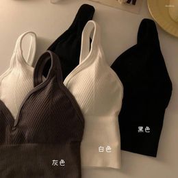 Women's Tanks Solid Color Backless Corset Top Y2k Clothes 2024 Women Sling Summer Harajuku Ropa Aesthetic Emo Crop Tops White Sports Tee