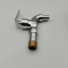 Bathroom Sink Faucets 2024 Zinc Alloy Simple Cold Water Tap Fast On Faucet Bibcock Wholesale 50pcs/lot