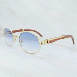 2024 fashion OFF Luxury Designer New Men's and Women's Sunglasses Off Wood Men Oval Round Buffalo Horn Women Trending Product Vintage Eyewear Gafas Sol