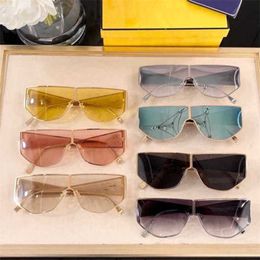 2024 Top designers 10% OFF Luxury Designer New Men's and Women's Sunglasses 20% Off F family toad shaped Internet celebrity same type of proof for walk show small face