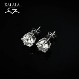 Earrings Classic 925 silver Moissanite 6 claws Romantic Luxurious earrings Valentine's Day Anniversary gift