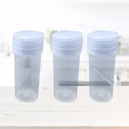 Storage Bottles 5ML Transparent PP Container Tubes With Screw Caps Empty Beads Organizers For Jewelry Needles