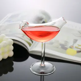 Wine Glasses 1Pcs Bird Champagne Glass Creative Molecular Smoked Cocktail Goblet Party Bar Drinking Cup Juice 150ml