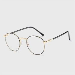 2024 10% OFF Luxury Designer New Men's and Women's Sunglasses 20% Off Retro Round Full-frame Women Eyeglasses Spectacle Female Optical Reading Computer Eye Frame Men 9765