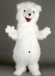 Halloween Adults Size Christmas Polar Bear Mascot Costumes Christmas Fancy Party Dress Cartoon Character Outfit Suit Carnival Easter Advertising Theme