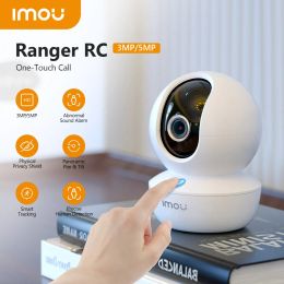 Cameras IMOU Indoor Wifi Camera Ranger RC 3MP 5MP Onetouch Call Baby Montior Two Way Talk Security IP Camera Video Surveillance