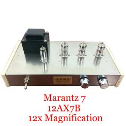 Amplifier BREEZE Audio Marantz 7 12ax7b Preamplifier Vacuum Tube Amplifier Diy Kit 12 Times Magnification Delicate Sound Audio Amplifier
