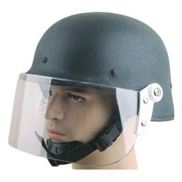 Helmet Safety Steel Helmet with Transparent PC Visor Military Style CS Airsoft Tactical Helmet German M88 Security Helmets