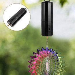 Decorative Figurines Rotary Wind Chime Motor Operated Motors Outdoor Decor Household Disco Plastic Windspinner Spinners Hanging Indoor