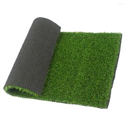 Decorative Flowers Lawn Mats Area Rugs Artificial Grass Entry Carpet Floor Fake Plastic Outdoor Green Foot