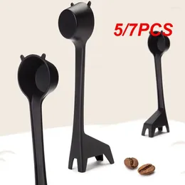 Coffee Scoops 5/7PCS Spoon Giraffe Shape Bean Measuring Scoop Teaspoon Dessert Snack Kitchen Accessories