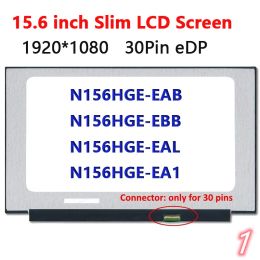 Printers Original 15.6" Laptop Lcd Led Display Matrix Replacement 30 Pins for Nt156fhmn61 V8.0 Nv156fhmn61 B156h06.1 N156hgaea3 K10