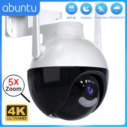 Intercom 8mp 4k Full Color Ptz Ip Camera Outdoor Wireless Dome Wifi Surveillance Camera Ai Humanoid Detection Cctv Security Camera Icsee