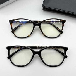 High quality fashionable sunglasses Men's Luxury Designer Women's Sunglasses Plain Eyes Frame Sheepskin Chain Knitted Glasses