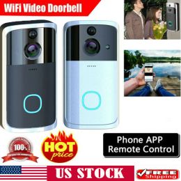 Cameras Smart Wireless Video Doorbell Wifi Twoway Intercom Infrared Night Vision Ir Alarm Wireless Security Camera Wifi Door Bell