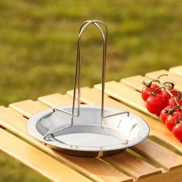 Tools Stainless Steel Roasting Grill Stand Chicken Roaster Rack Kitchen Outdoor Bbq Carbon Non-Stick Grilled Plate