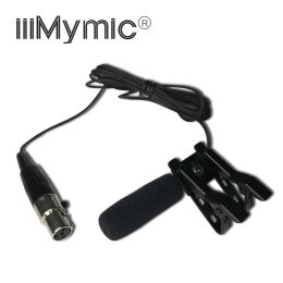 Microphones Long range Soundabsorbing !! Professional Lavalier Lapel Microphone Condenser Mic for Shure Wireless Transmitter 4 Pin XLR TA4F