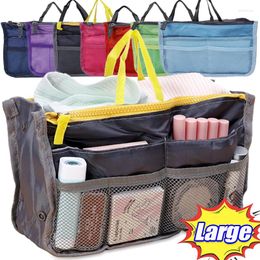 Storage Bags Large Capacity Cosmetic With Zipper Colourful Makeup Bag Portable Foldable Travel Toiletry Organiser Lipstick Pouch
