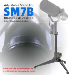 Stand For SHURE SM7B SM 7B SM7 7 B Desktop Mic Boom Mount Recording Desk Table Mike Holder Tripod Metal Microphone Tabletop Stand