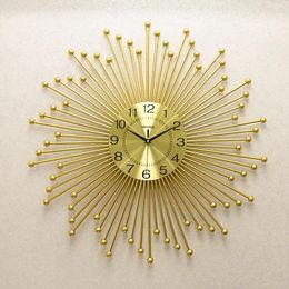 Wall Clocks American Style And Watches Light Luxury Creative Home Fashion Atmospheric Nordic Living Room Decoration Clock