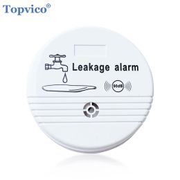 Detector Water Leakage Alarm Sensor Detector 90dB Voice Wireless Work Alone Water Overflow Alarm Home Security Alarm System