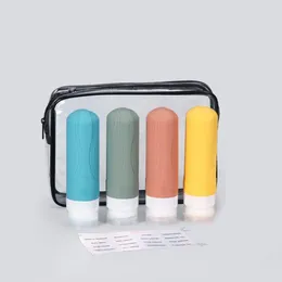 Storage Bottles Dispensing For Travel Portable Spill-proof Containers Reusable With Capacity Creams