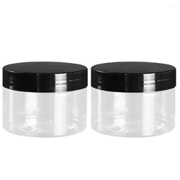 Storage Bottles 8 Pcs Clear Plastic Refillable Container Cream Case Travel Make Makeup