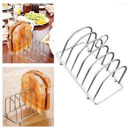 Plates 6 Slots Daily Use Toast Holder Bread Stand Household Rack Kitchen Baking Tool