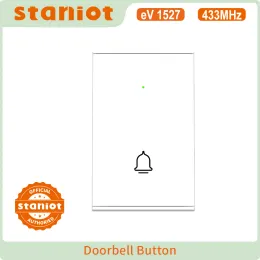 Doorbell Staniot B100 Wireless Door Bell Tuya Smart Home Security Protection Kit Video Doorbell 433Mhz For GSM Burglar Alarm System