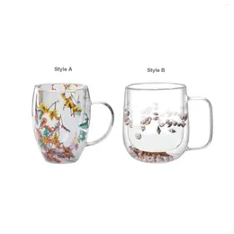 Mugs Double Wall Coffee Cups Borosilicate Glass Cappuccino Tea Mug Espresso For Beverage