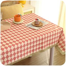 Table Cloth Cheque Coffee Dining Cover Tablecloth Cushion Tea Picnic