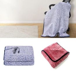 Blankets Heating Blanket 28X43in Double-Sided Velvet Electric Throw Portable Body Warmers Safe Hand Warmer For Women Men Home