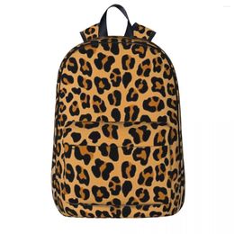 Backpack Leopard Print Backpacks Boys Girls Bookbag Children School Bags Cartoon Kid Rucksack Laptop Shoulder Bag Large Capacity